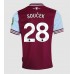 West Ham United Tomas Soucek #28 Hjemmedrakt 2024-25 Kortermet